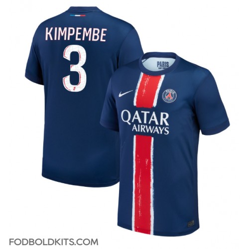 Paris Saint-Germain Presnel Kimpembe #3 Hjemmebanetrøje 2024-25 Kortærmet